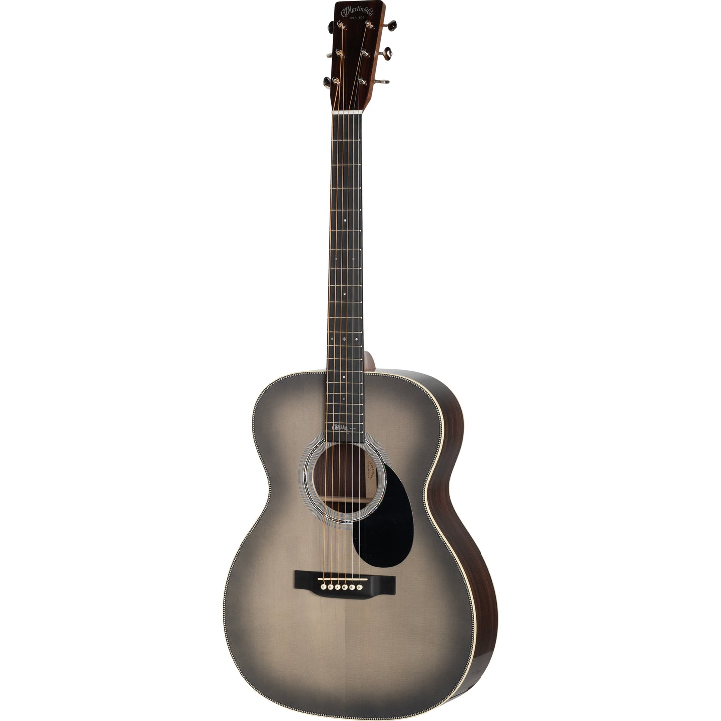 Martin OMJM John Mayer 20th Anniversary Acoustic Electric Guitar - Platinum Gray Burst