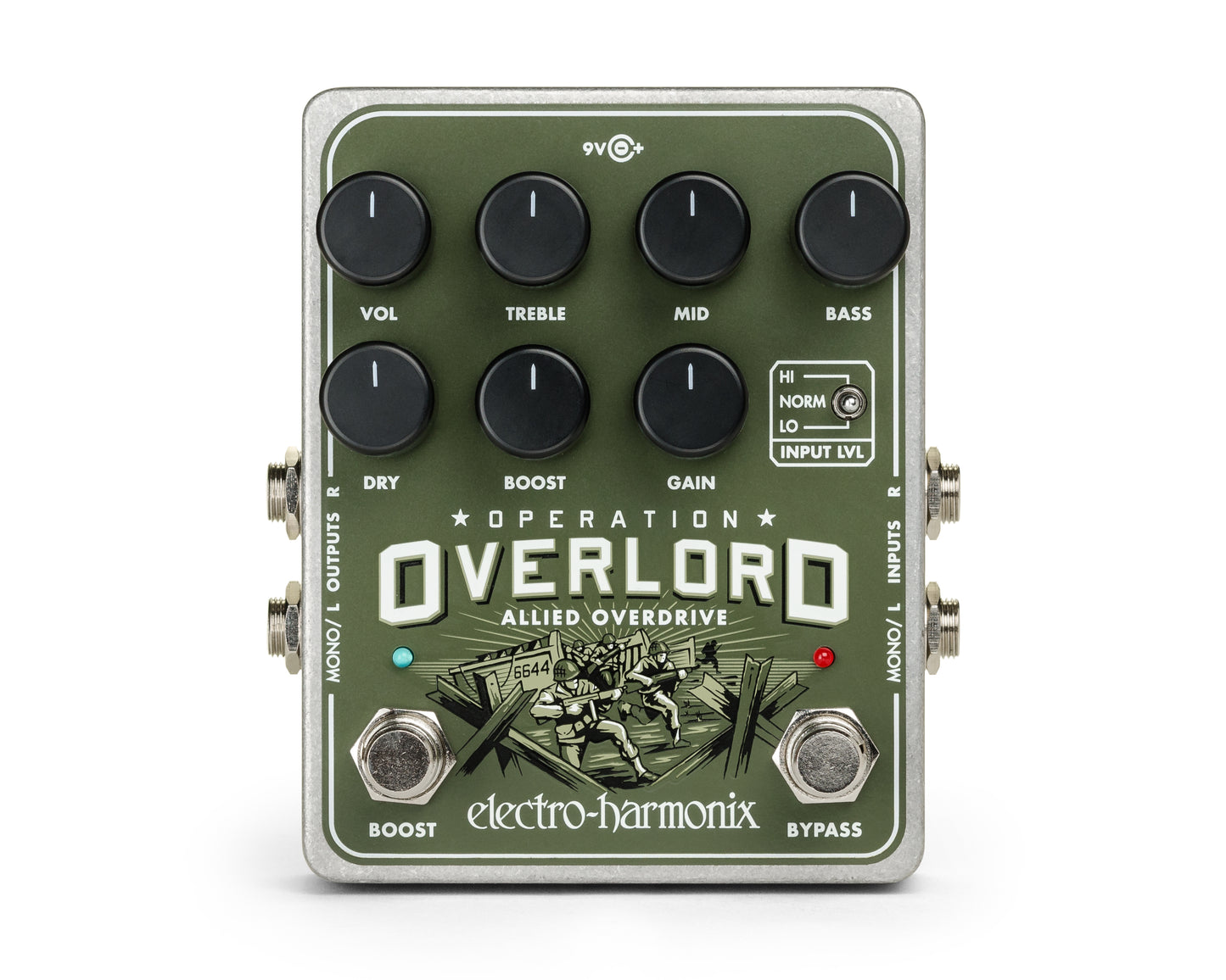 Electro Harmonix Operation Overlord Allied Overdrive Pedal