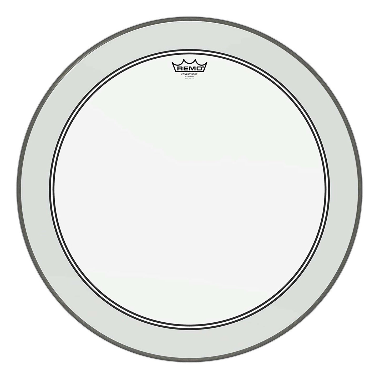 Remo Powerstroke P3 Clear Bass Drumhead, 24"