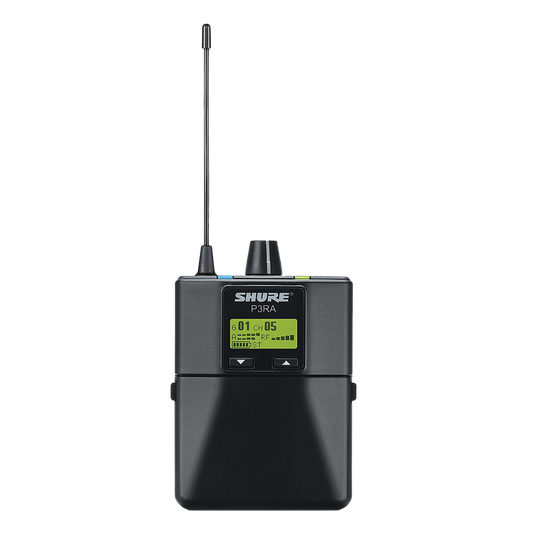 Shure P3RA Wireless Bodypack Receiver for PSM300 System (G20: 488-512 MHz)