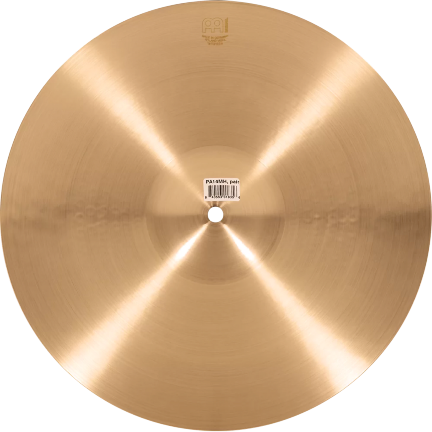 Meinl 14" Pure Alloy Traditional Medium Hi Hat Cymbals