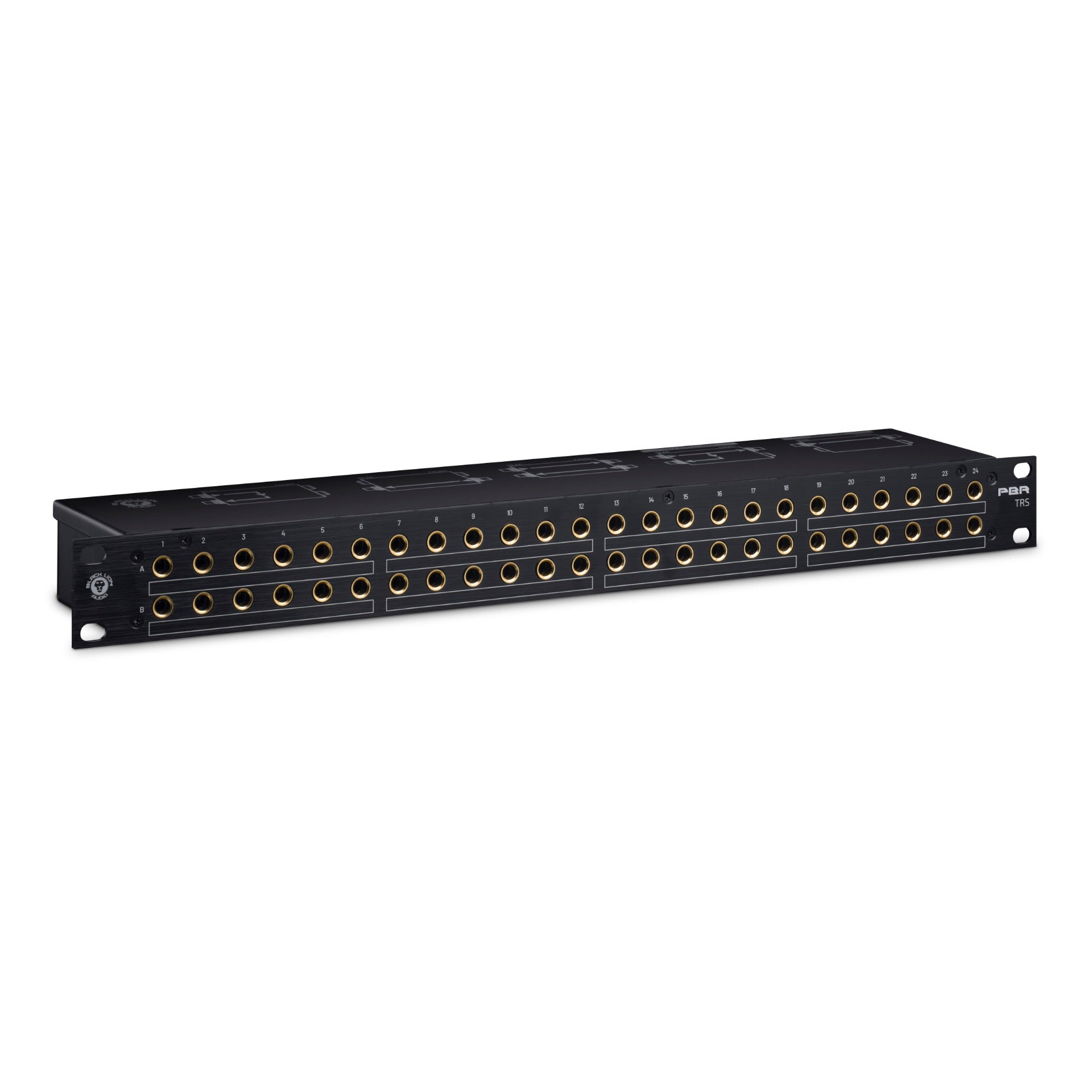 Black Lion Audio PBR-TRS - 48-Point Gold-Plated TRS Patchbay