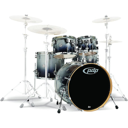 PDP Concept Maple Series 5-Piece Shell Pack - Silver to Black Fade