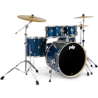 Pacific Drums & Percussion Mainstage 5-Piece Drum Kit - Twisted Blue Steel