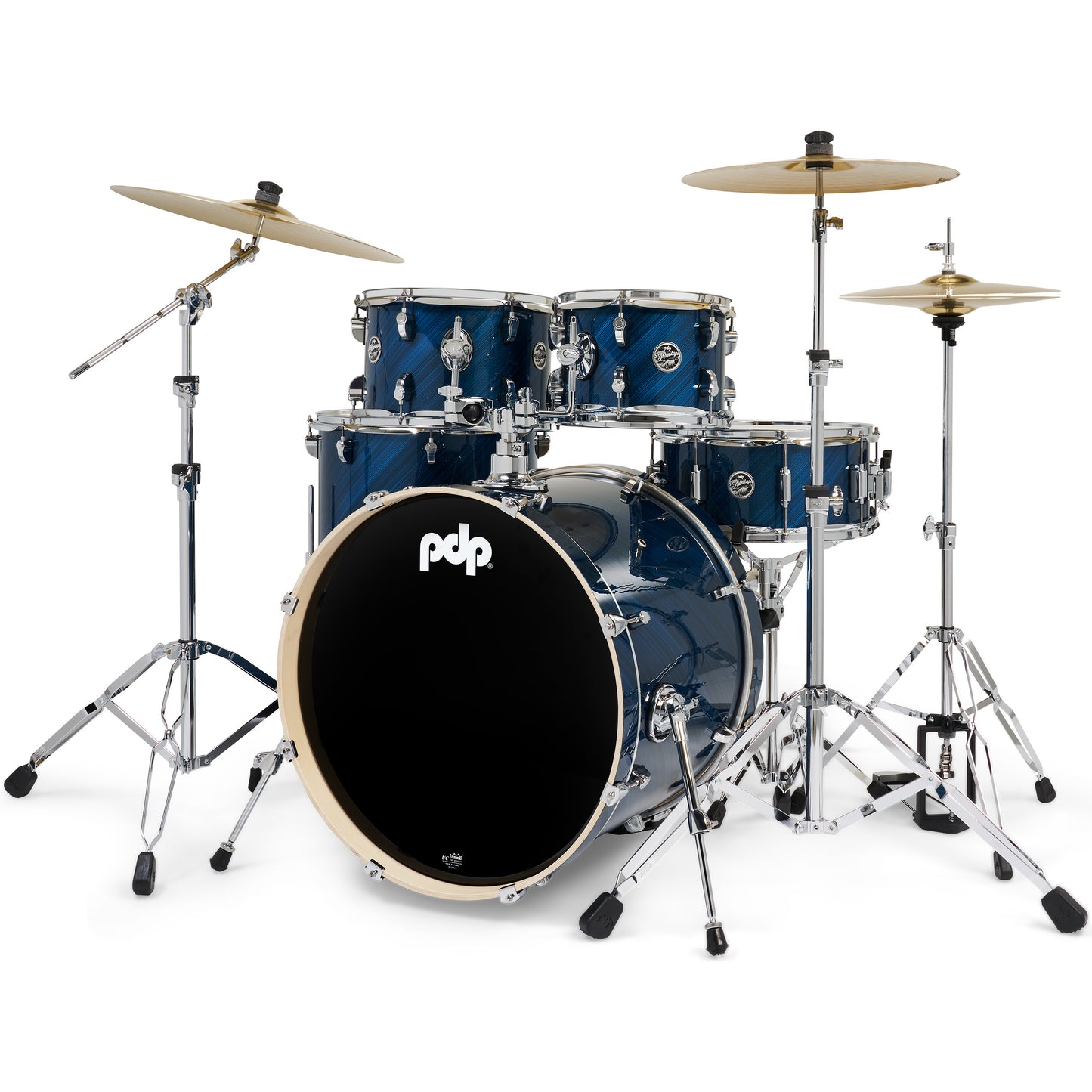 Pacific Drums & Percussion Mainstage 5-Piece Drum Kit - Twisted Blue Steel