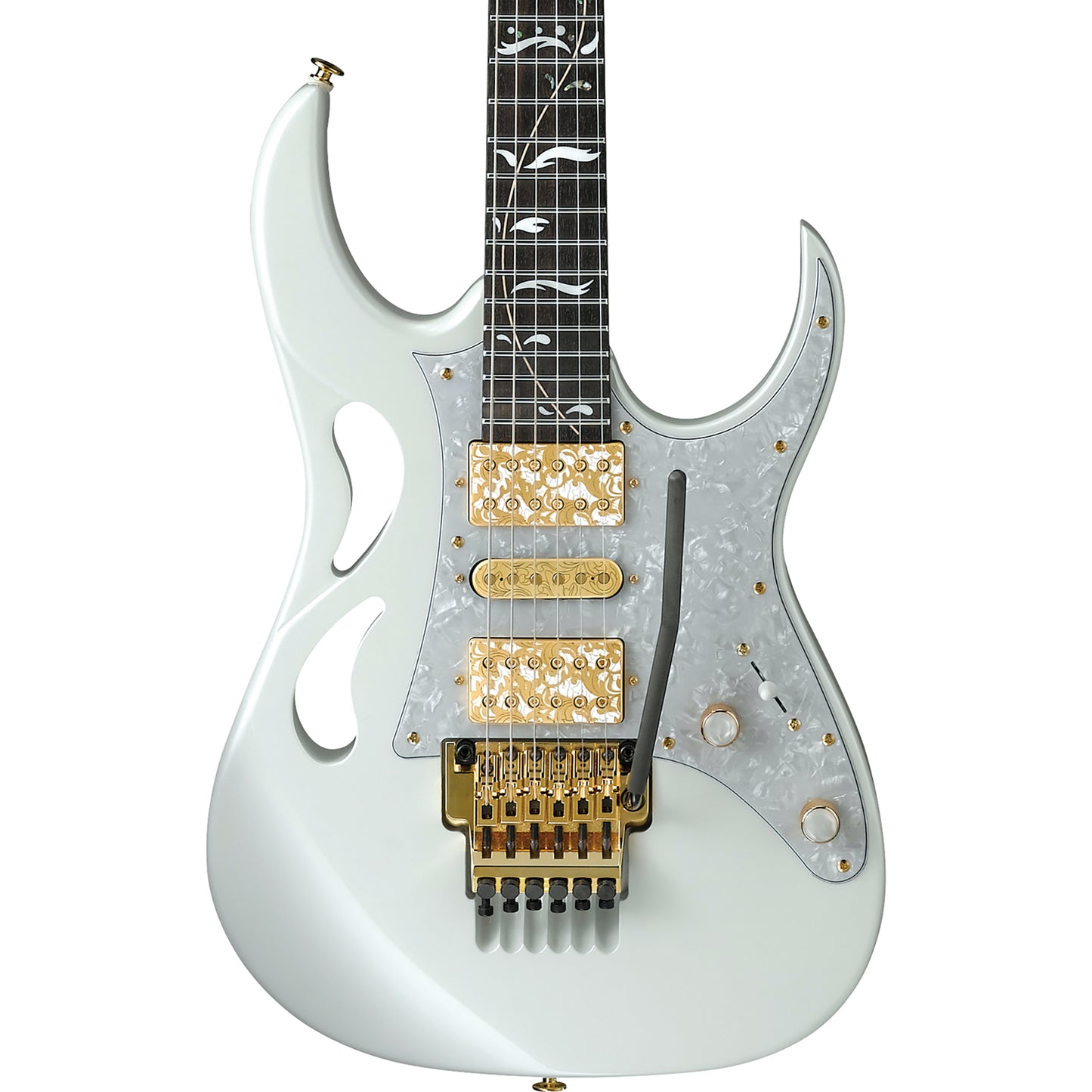 Ibanez PIA3761SLW Steve Vai Signature Electric Guitar, Stallion White