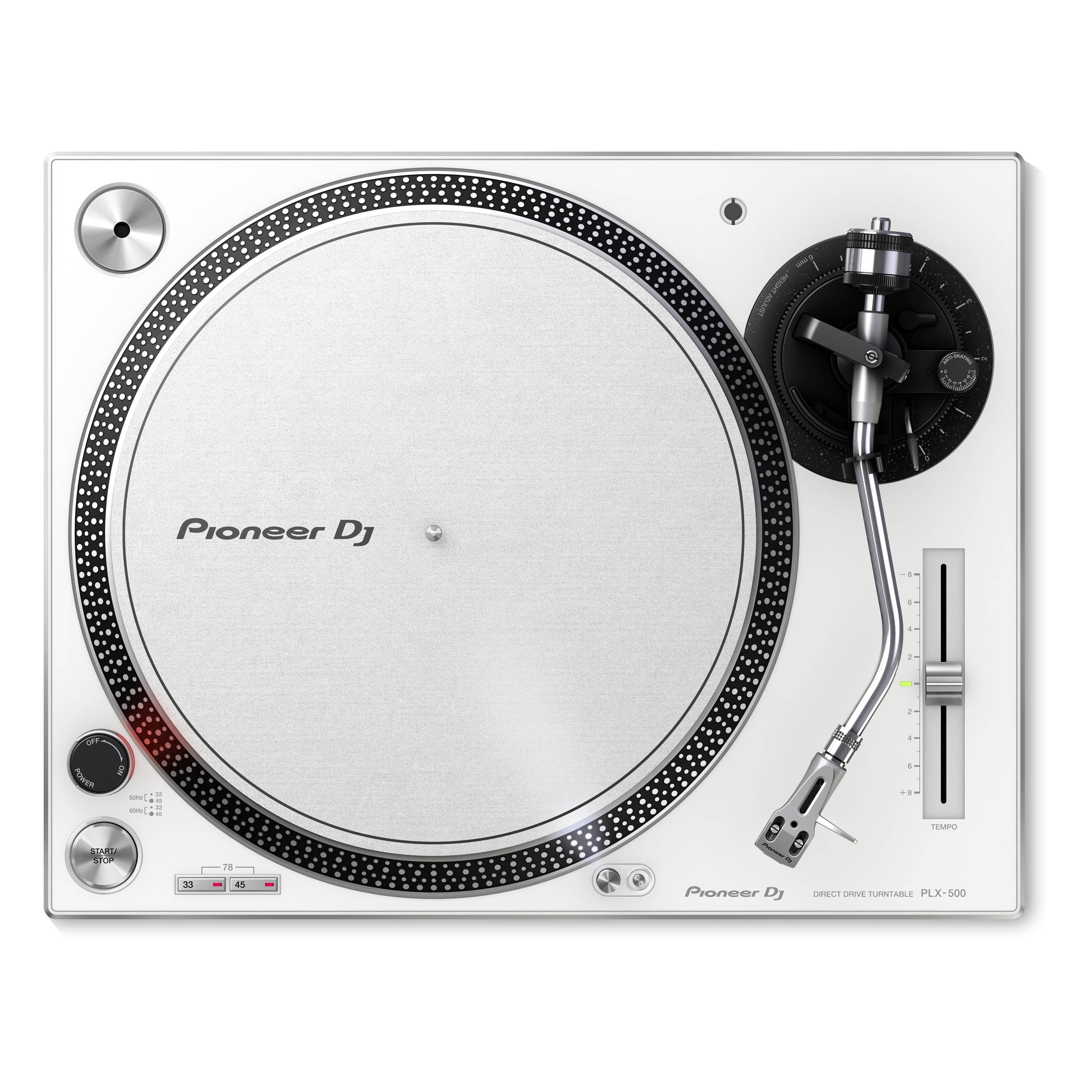 Pioneer DJ PLX-500-W Direct Drive DJ Turntable, White – Alto Music