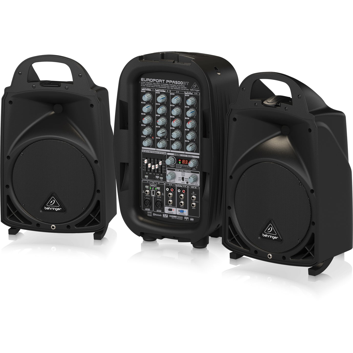 Behringer Europort PPA500BT 6-Channel Portable PA System with Bluetooth