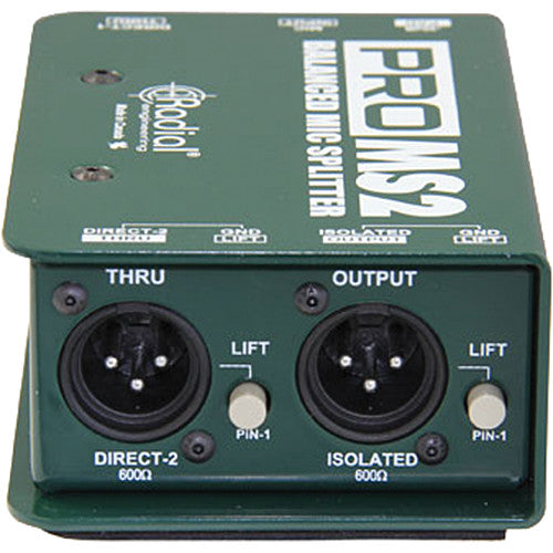 Radial ProMS2 Passive Microphone Splitter