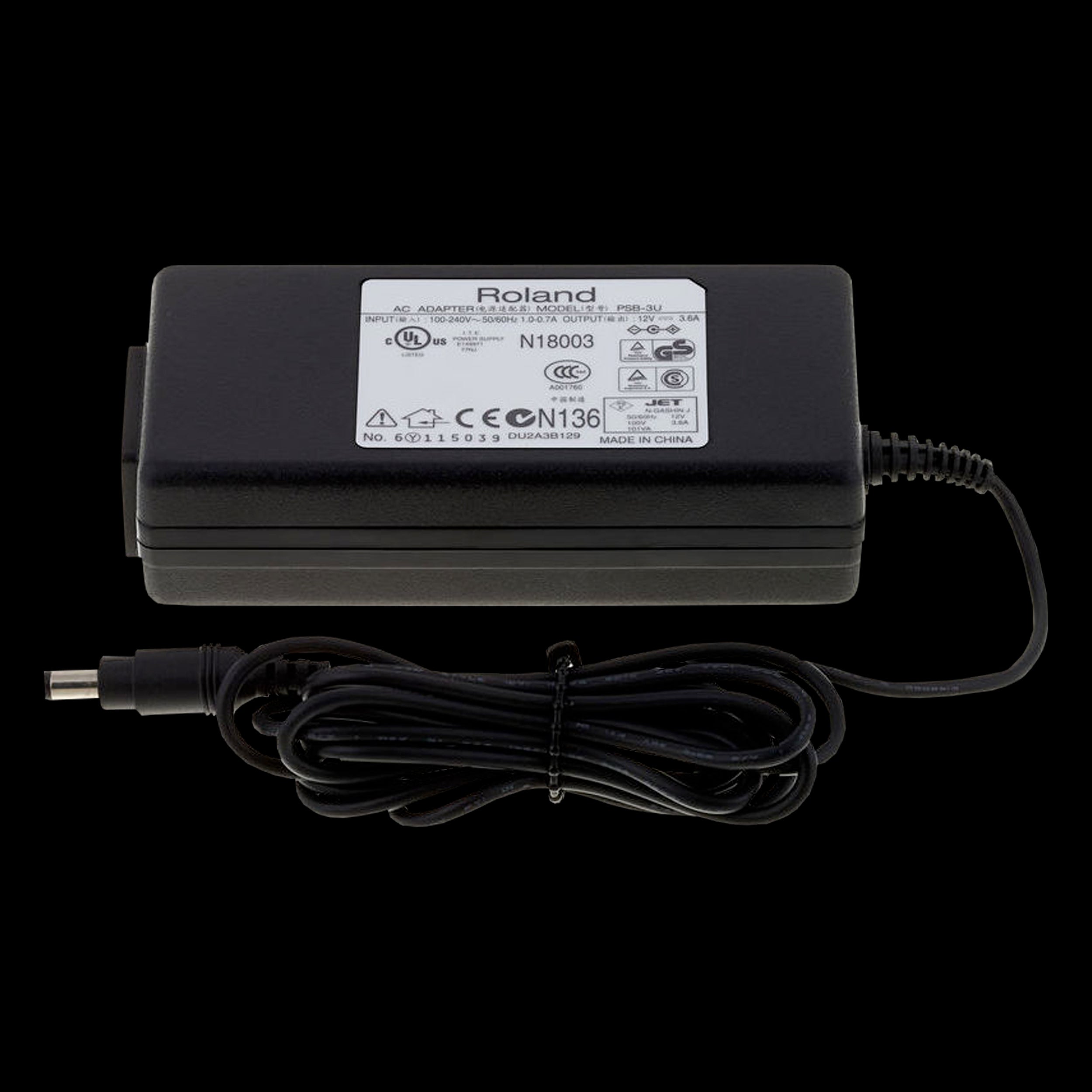 Roland PSB-3U | AC Power Supply Adapter for FP 5 KF 7 MC 808 VS 2000CD –  Alto Music