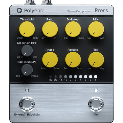 Polyend Press Analog Stereo Compressor with VST Controls