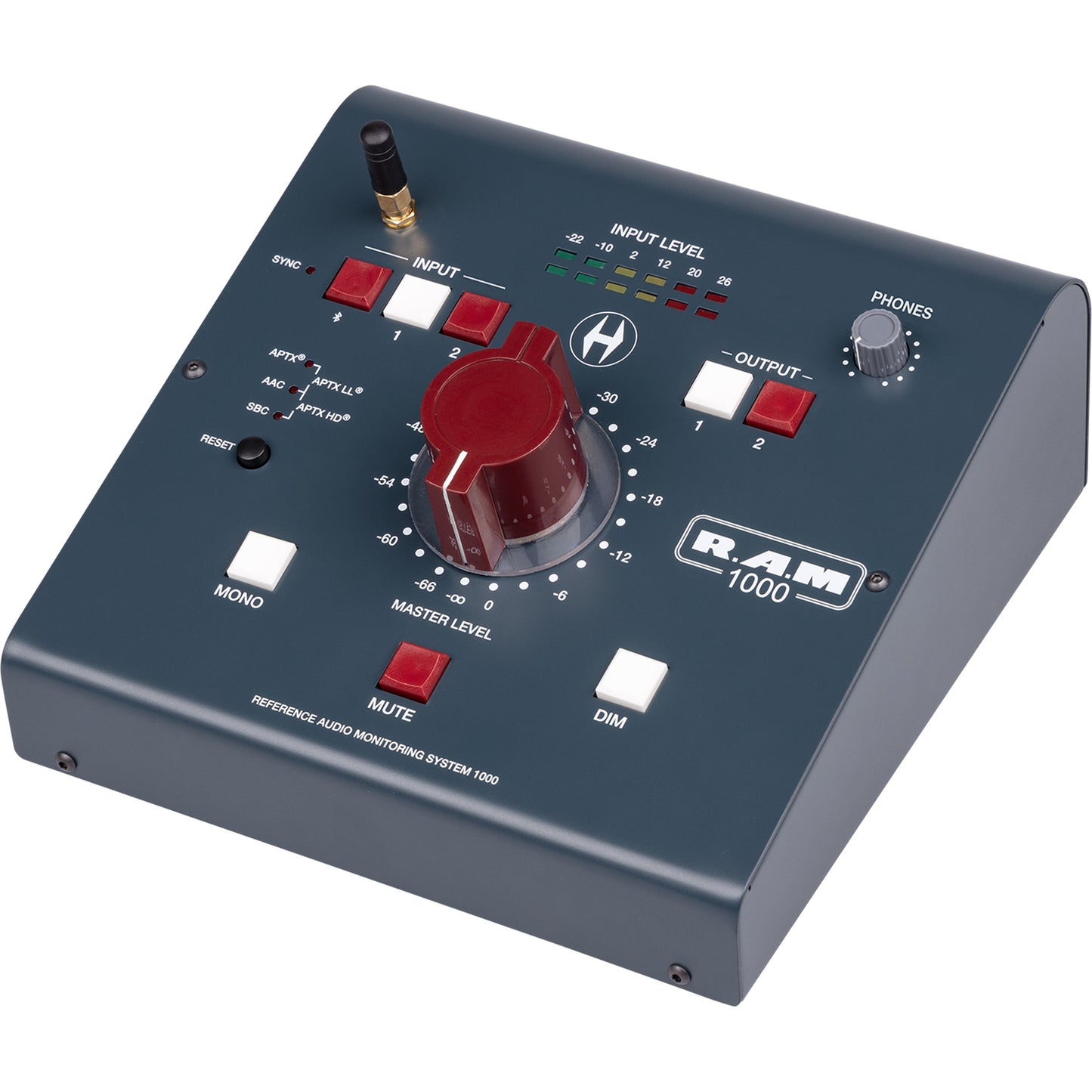 Heritage Audio RAM 1000 - Desktop Monitor Controller with Bluetooth