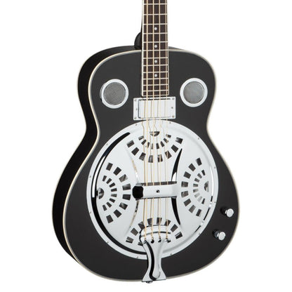 Dean Guitars Resonator Bass Acoustic Electric in Black