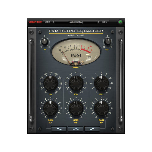 Plug and Mix Retro Equalizer Plug-In