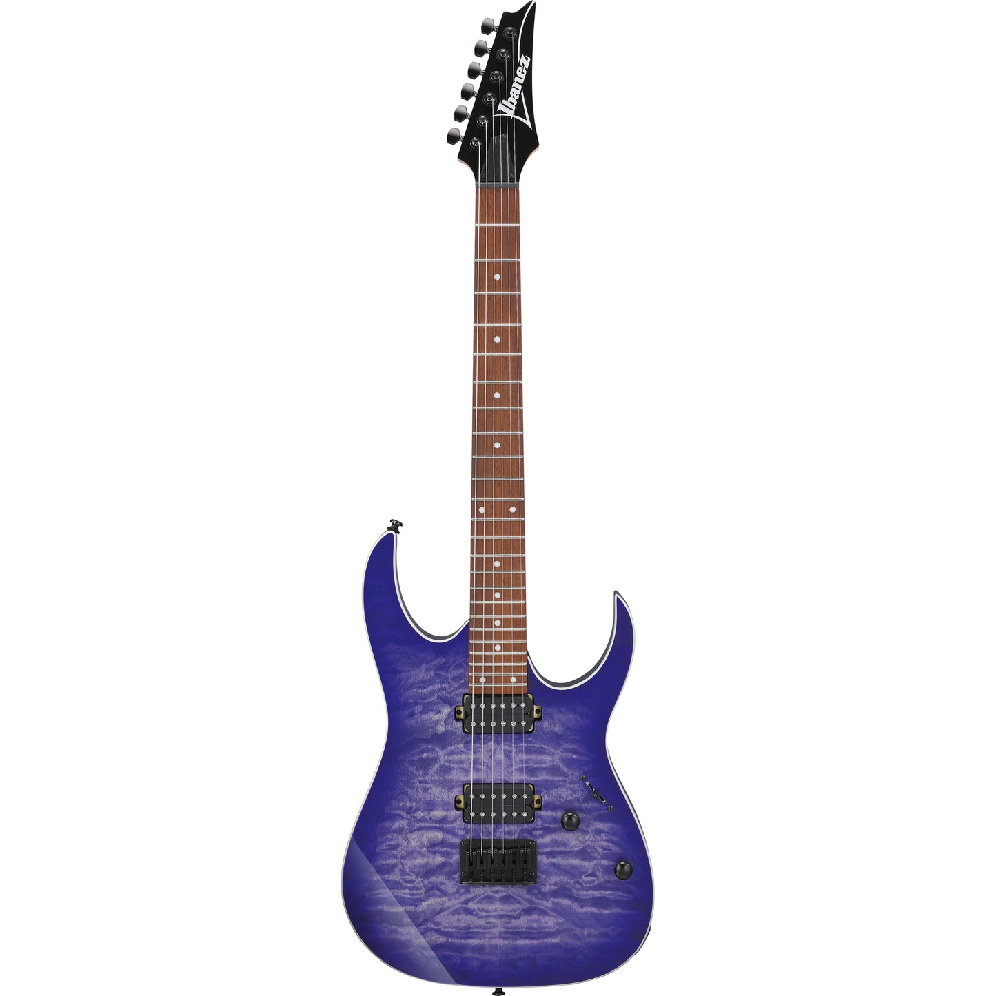 Ibanez RG421QMCBB RG Standard Electric Guitar, Cerulean Blue Burst