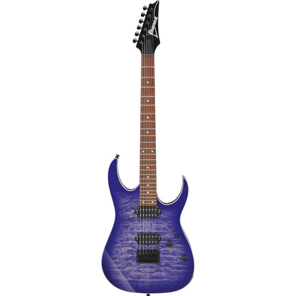 Ibanez RG421QMCBB RG Standard Electric Guitar, Cerulean Blue Burst