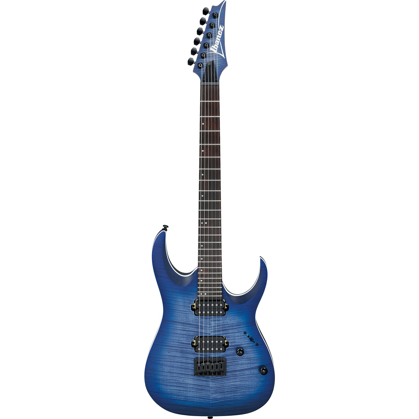 Ibanez RGA42FMBLF RGA Standard Electric Guitar, Blue Lagoon Burst Flat