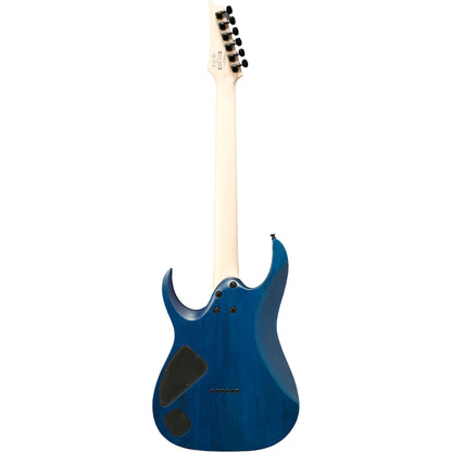 Ibanez RGA42FMBLF RGA Standard Electric Guitar, Blue Lagoon Burst Flat