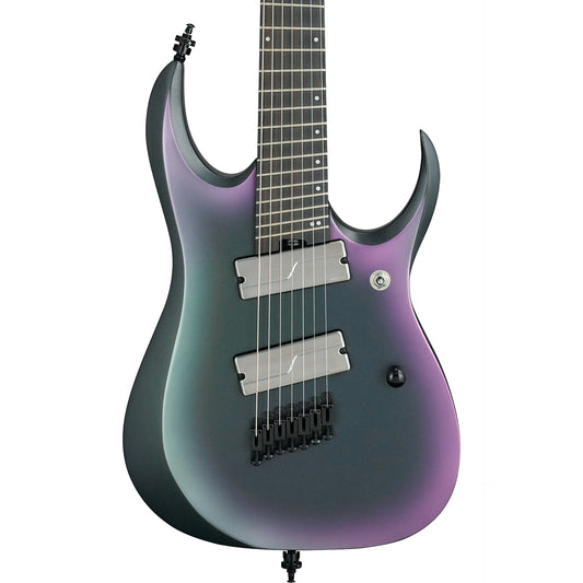 Ibanez RGD71ALMSBAM Axe Design Lab 7-String Electric Guitar, Black Aurora Burst Matte