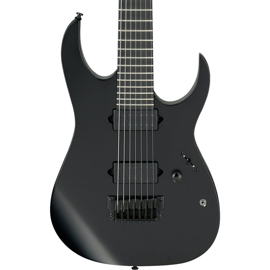 Ibanez RGIXL7BKF RG Standard 7-String Electric Guitar, Black Flat