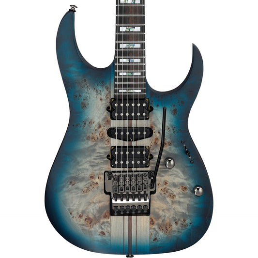 Ibanez RGT1270PBCTF RG Premium 6-String Electric Guitar, Cosmic Blue Starburst Flat