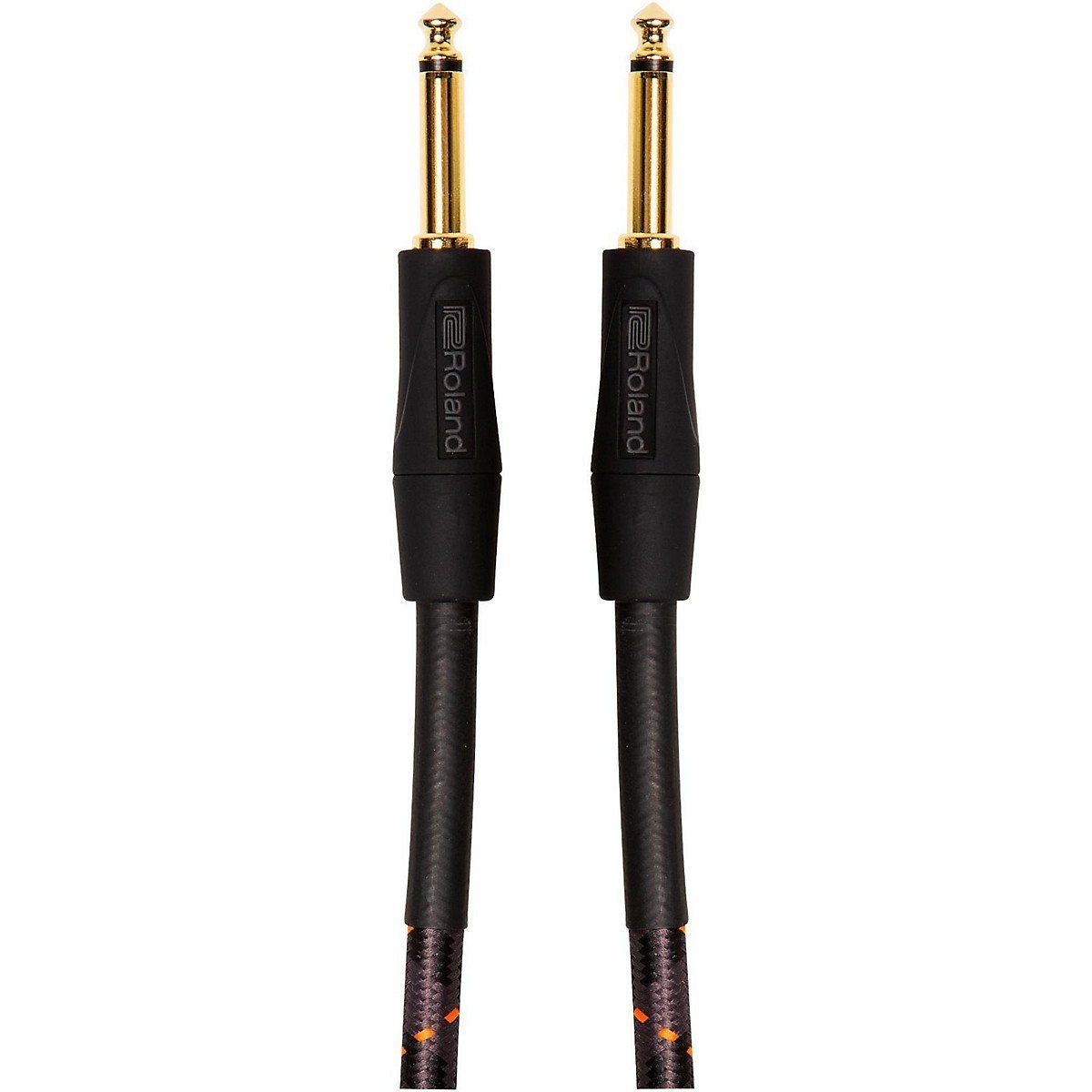 Roland Gold Series 1/4"" Straight/Straight Instrument Cable 10ft Black