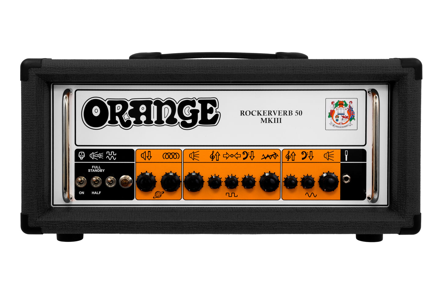 Orange Rockerverb 50 Mk III - 50-Watt Twin-Channel Tube Head Black