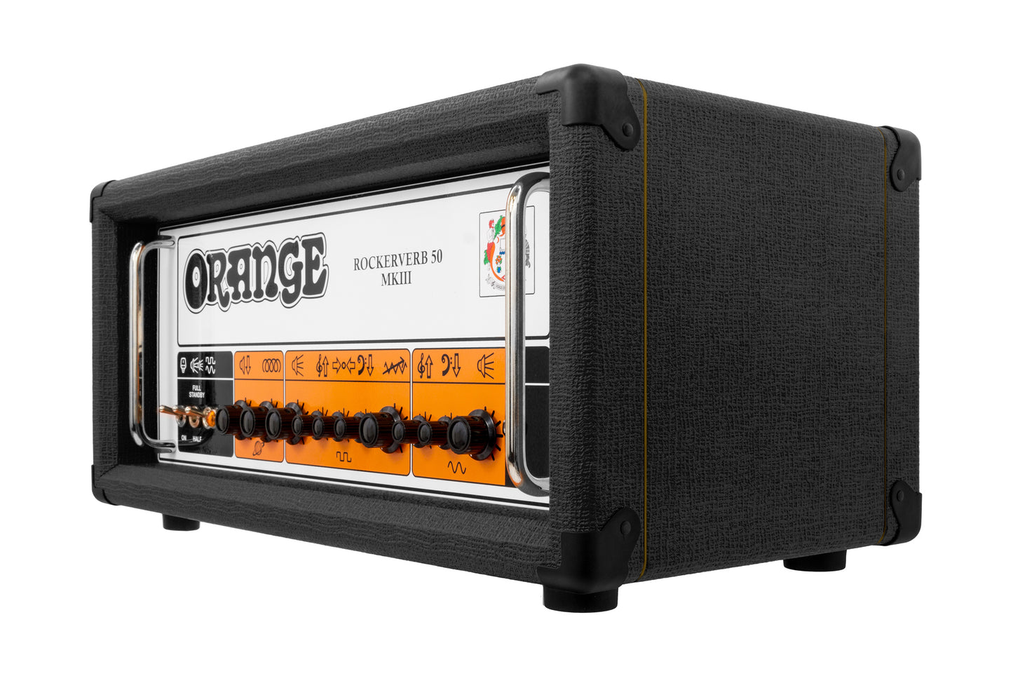 Orange Rockerverb 50 Mk III - 50-Watt Twin-Channel Tube Head Black