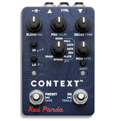 Red Panda Context 2 Stereo Reverb Pedal