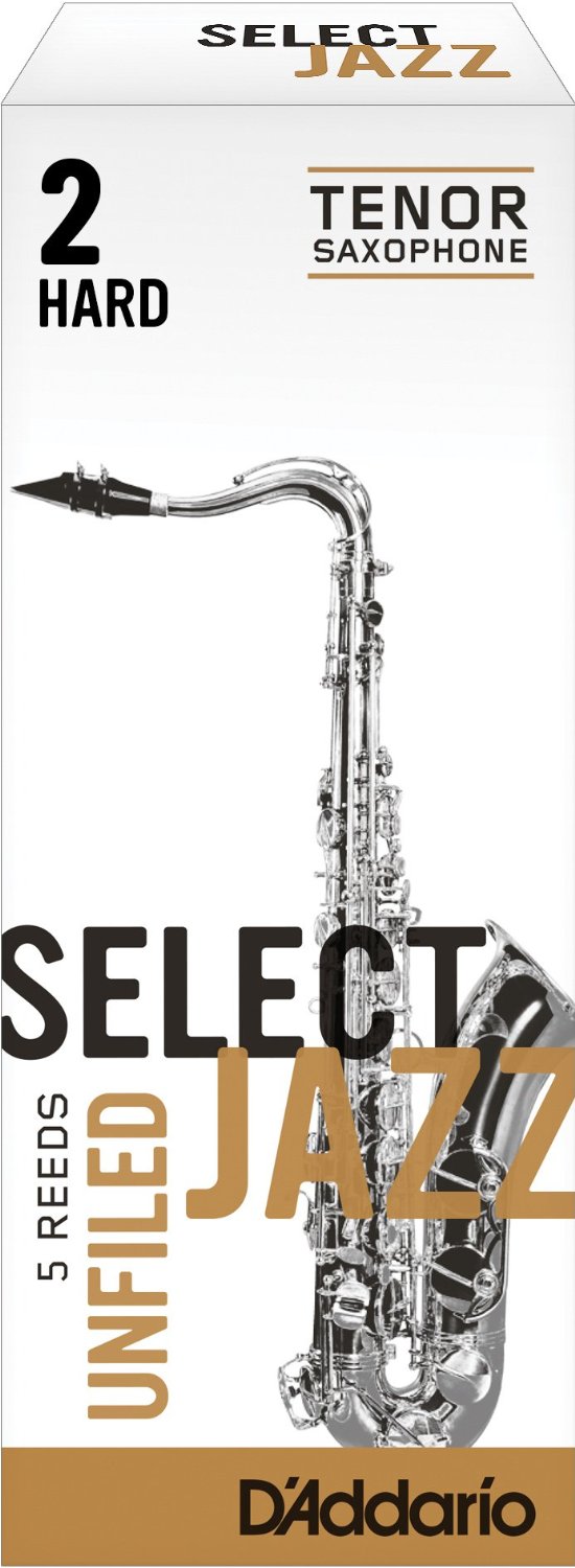 D’Addario SELECT JAZZ unFILED BB TENOR SAX reeds, 5ct, 2 Hard