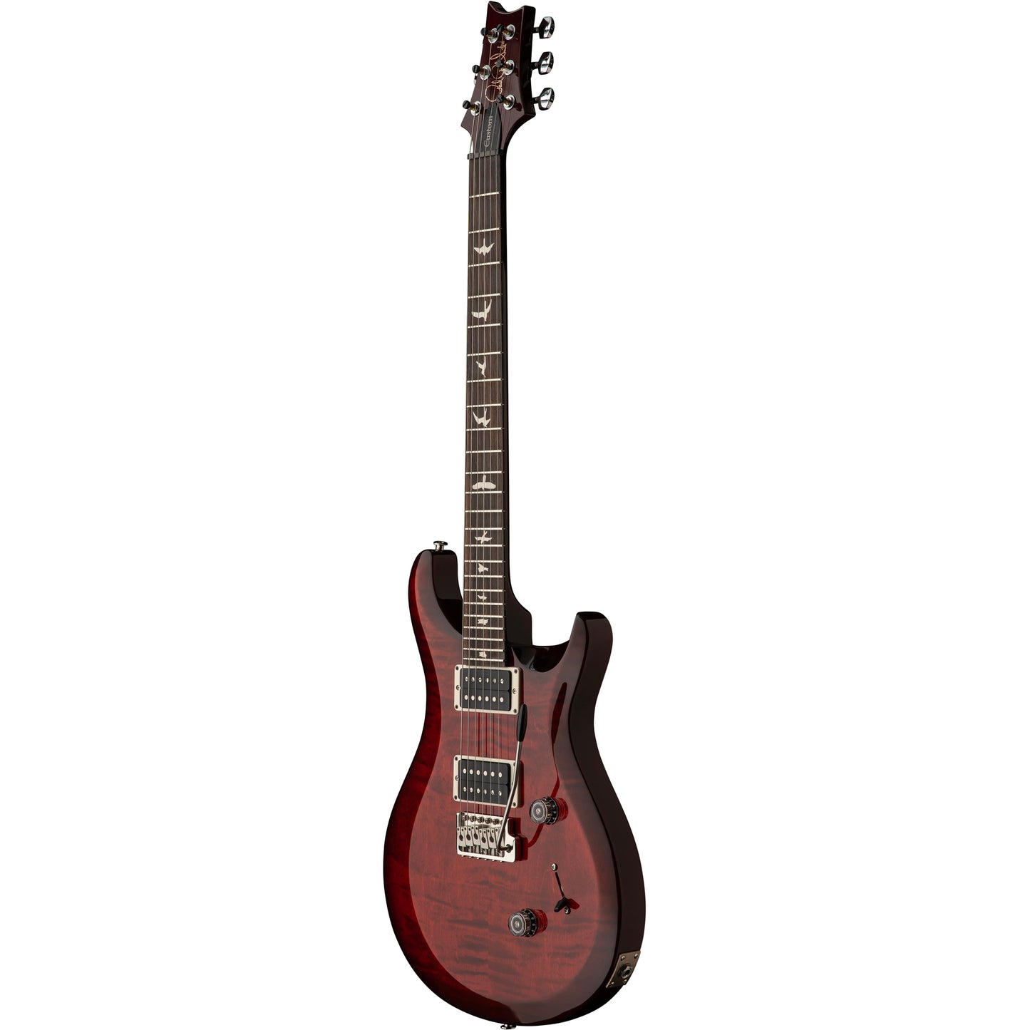 PRS S2 Custom 24 Flame Top Electric Guitar, Fire Red Burst