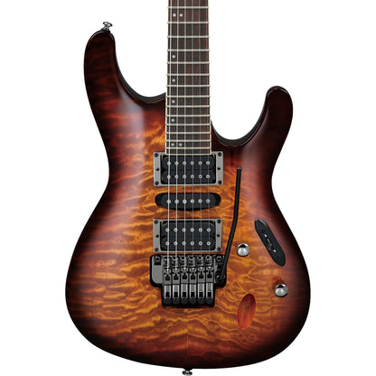 Ibanez S670QMDEB S Standard Electric Guitar, Dragon Eye Burst