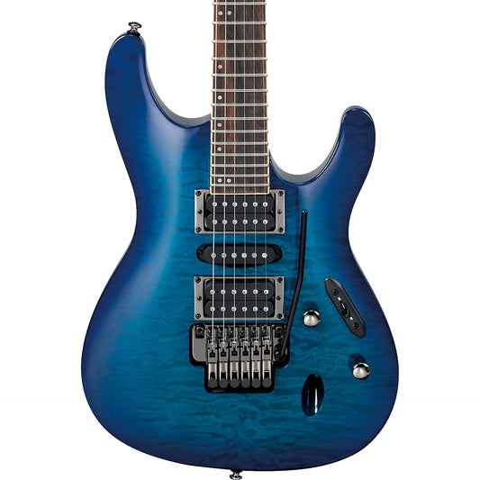 Ibanez S670QM S Standard Electric Guitar, Sapphire Blue