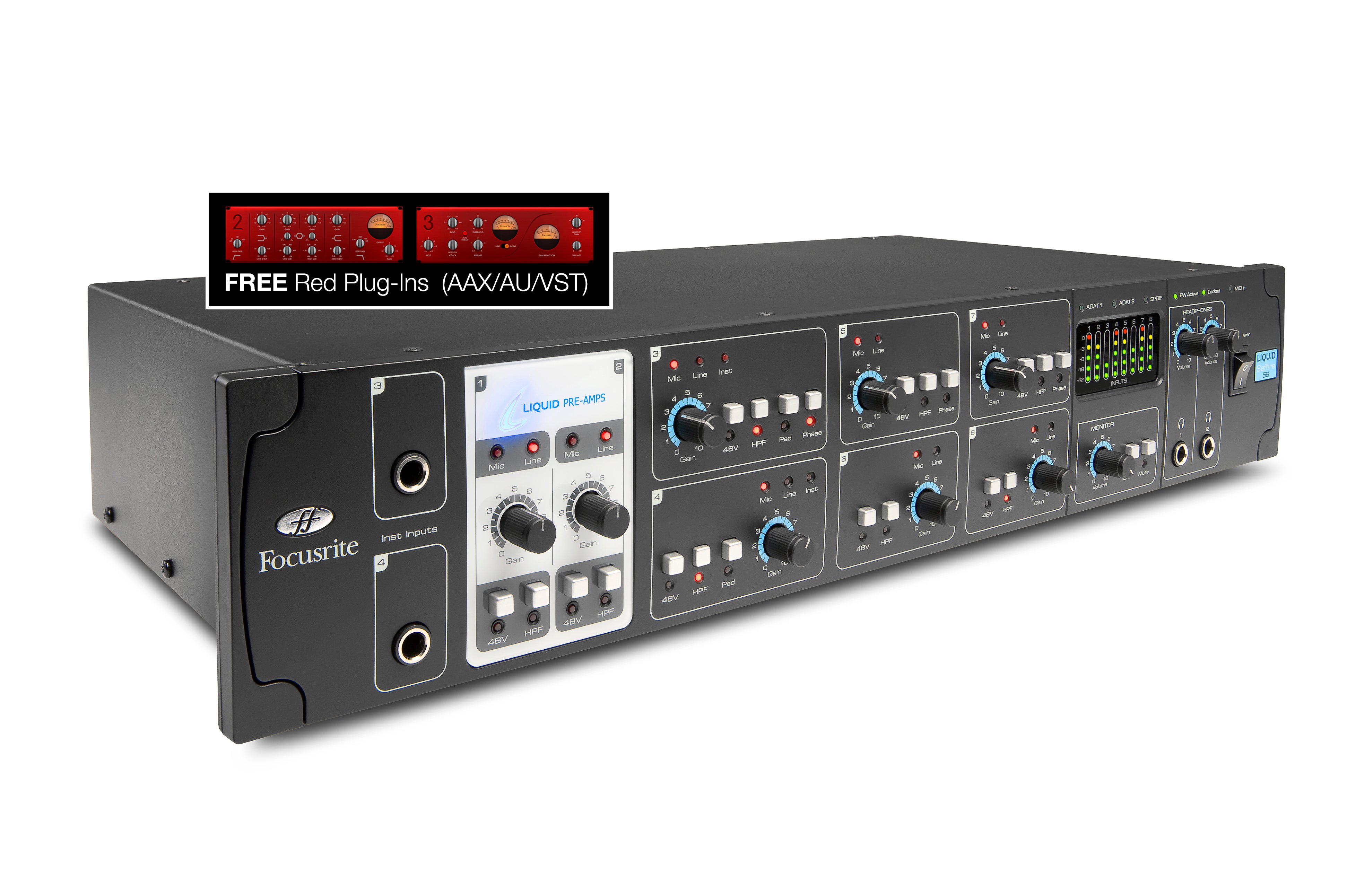 Focusrite Liquid Saffire 56 Firewire Interface – Alto Music