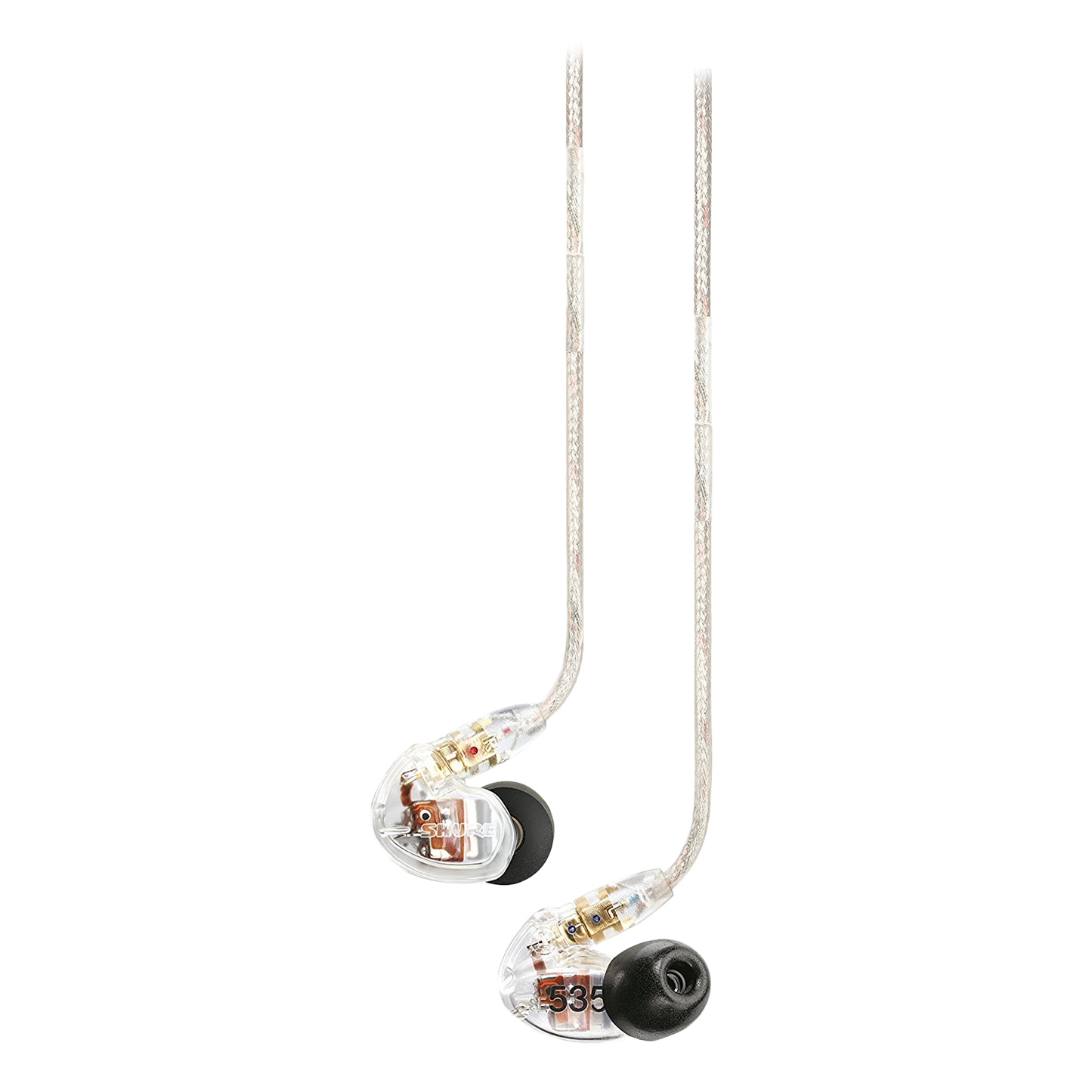 Shure SE535 Sound Isolating In-Ear Stereo Headphones (Clear) (SE535CLEAR)