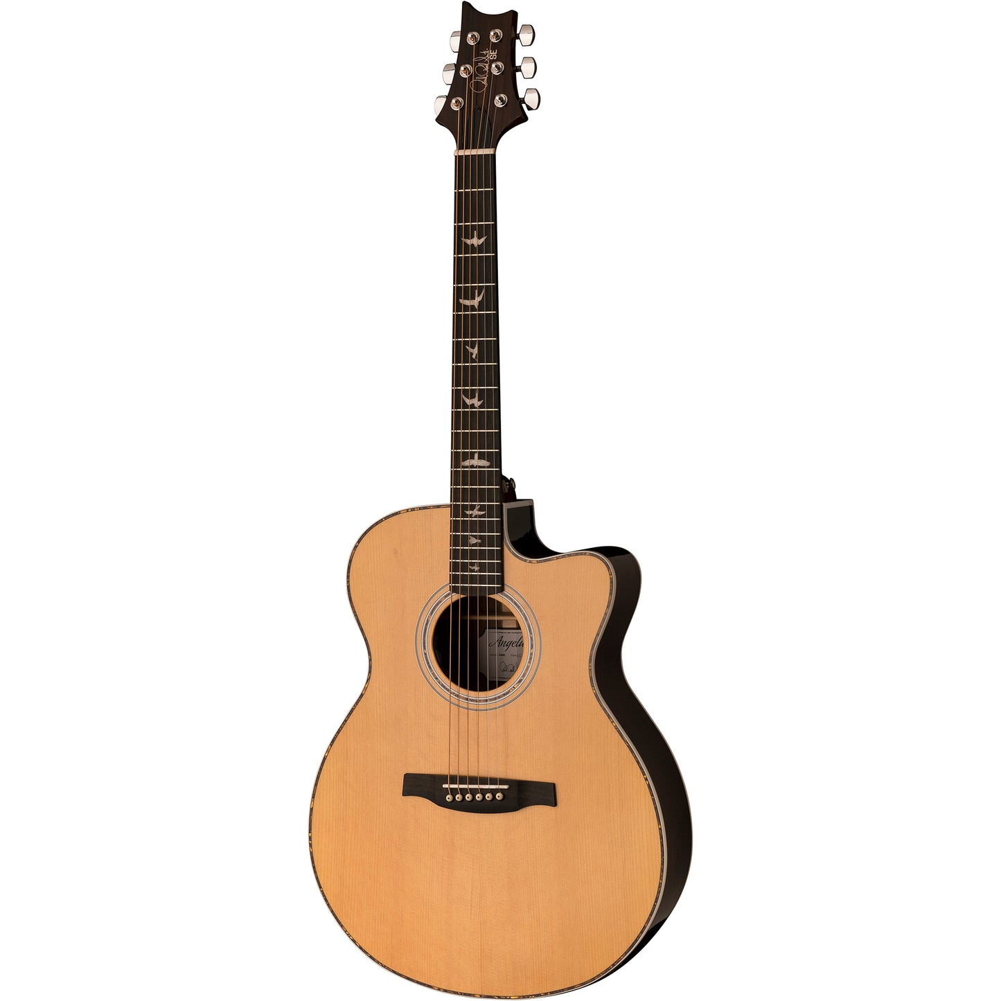 PRS SE A40E Angelus Acoustic Electric Guitar, Natural w/ Case