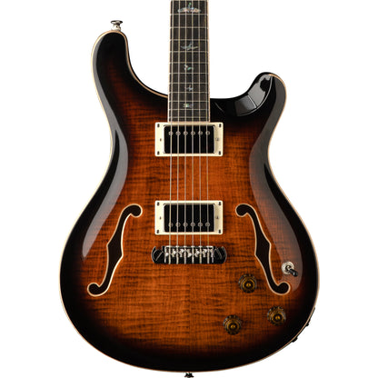 PRS SE Hollowbody II Piezo Electric Guitar - Orange Tiger Smokeburst