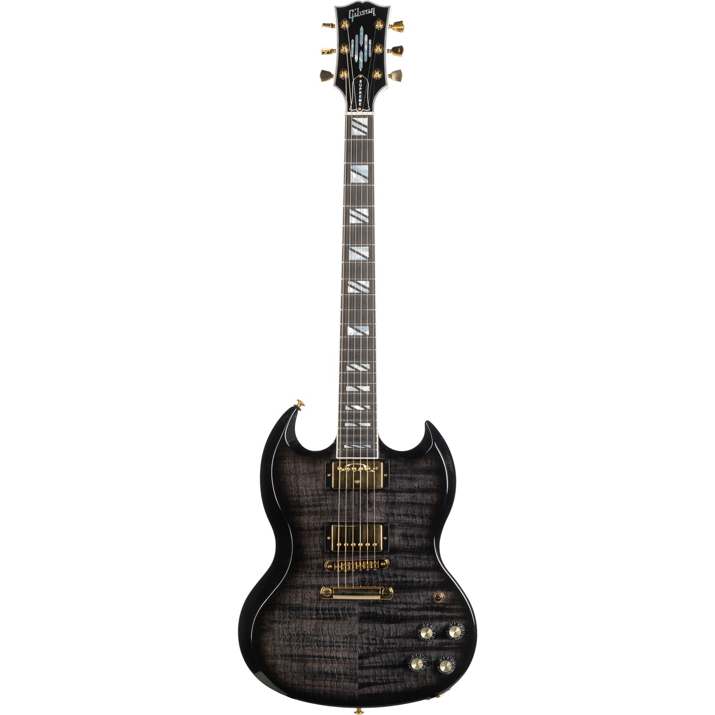 Gibson SG Supreme Electric Guitar - Translucent Ebony Burst