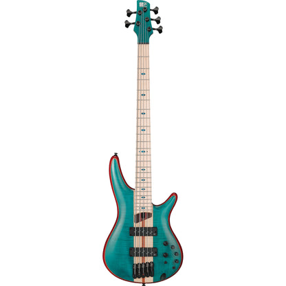 Ibanez SR1425BCGL SR Premium 5-String Electric Bass, Caribbean Green Low Gloss