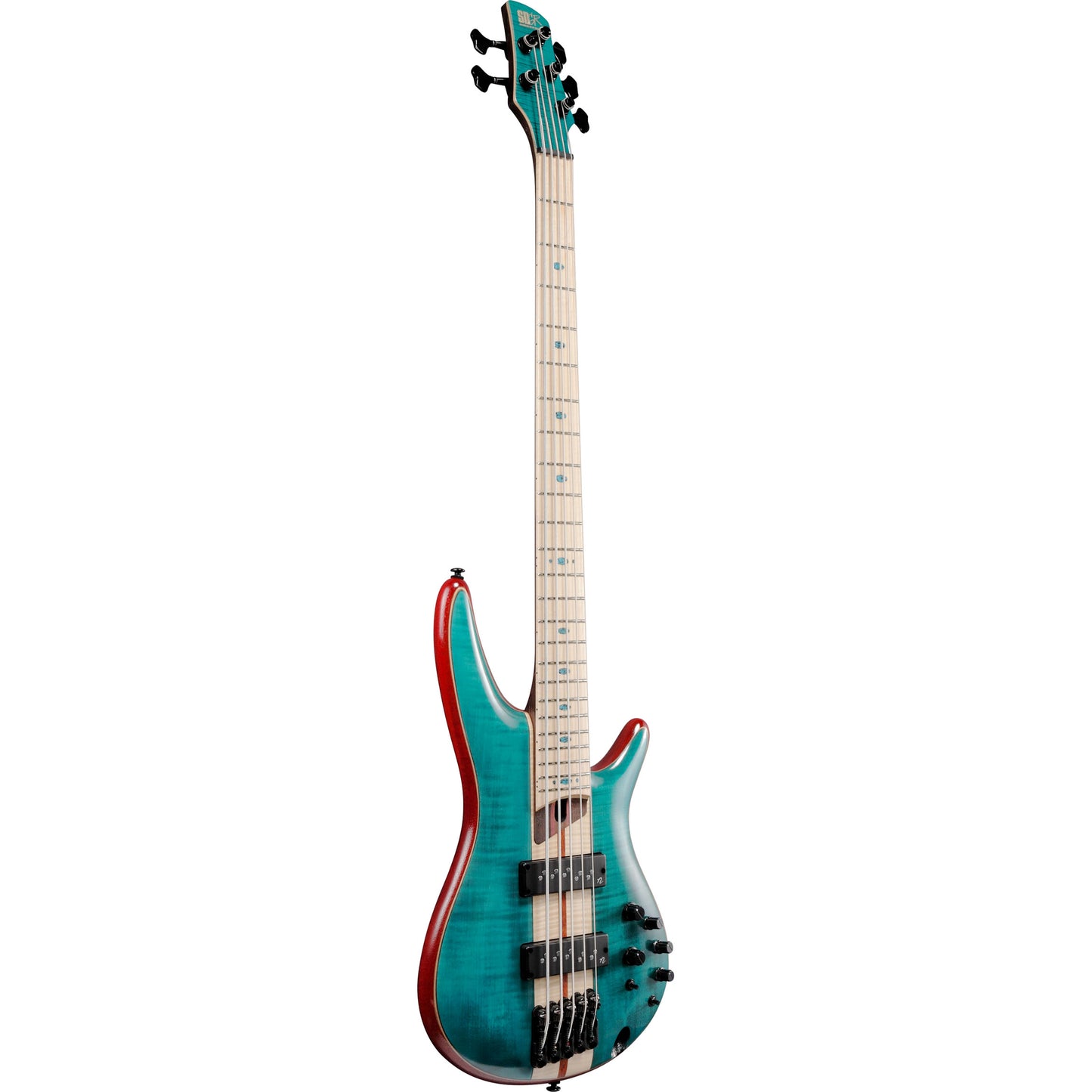 Ibanez SR1425BCGL SR Premium 5-String Electric Bass, Caribbean Green Low Gloss