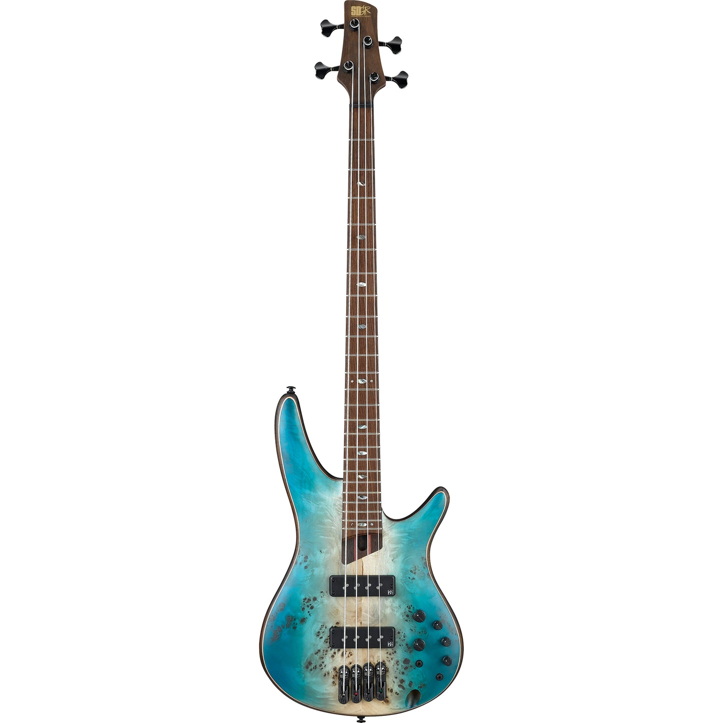 Ibanez SR1600B Premium 4-String Bass Guitar, Caribbean Shoreline