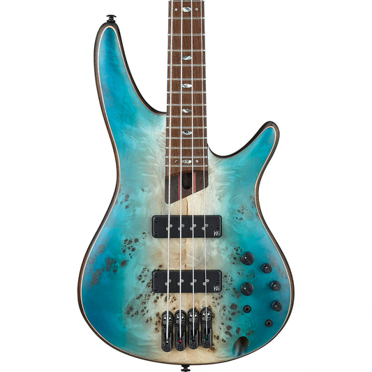 Ibanez SR1600B Premium 4-String Bass Guitar, Caribbean Shoreline