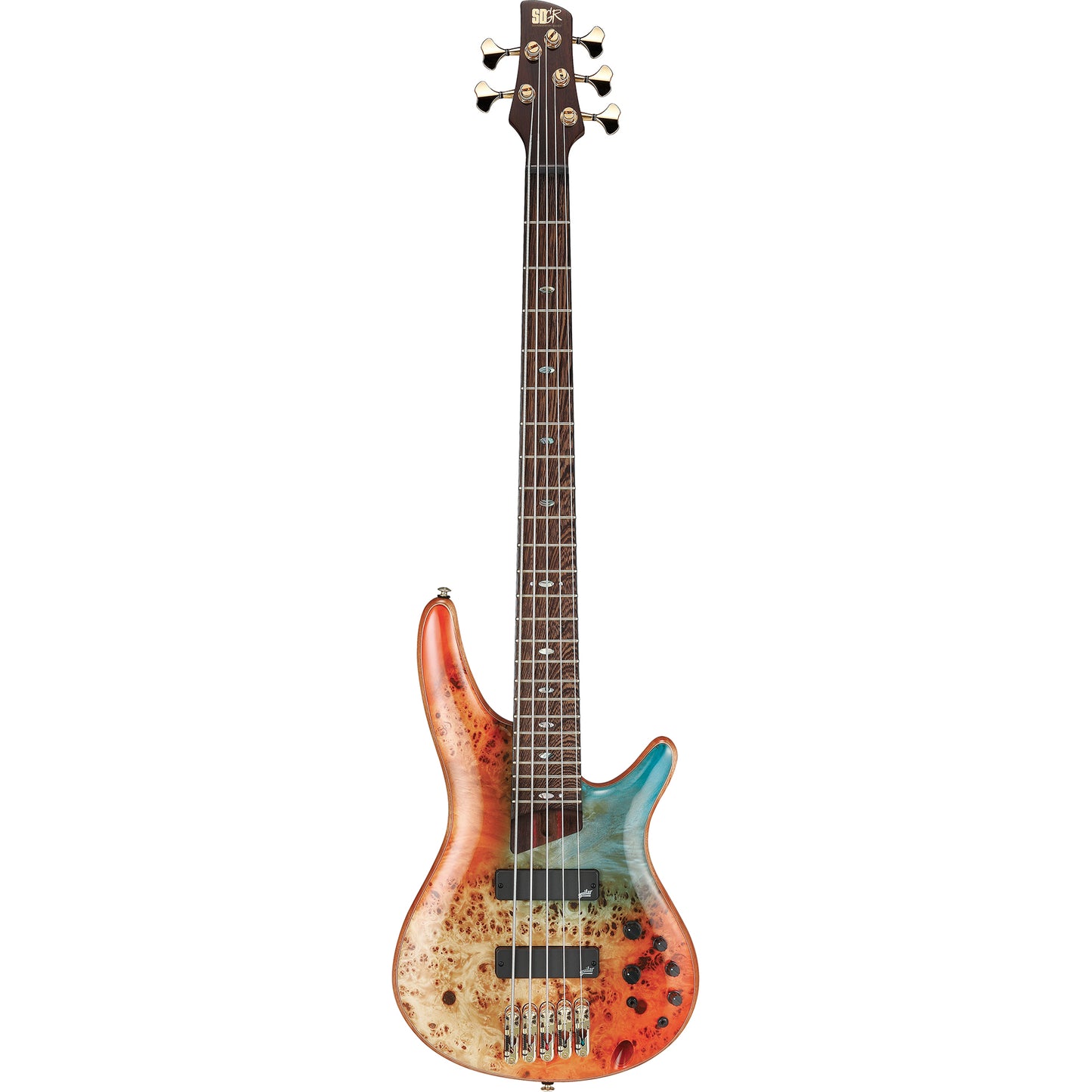 Ibanez SR1605DWASK SR Premium 5-String Electric Bass, Autumn Sunset Sky