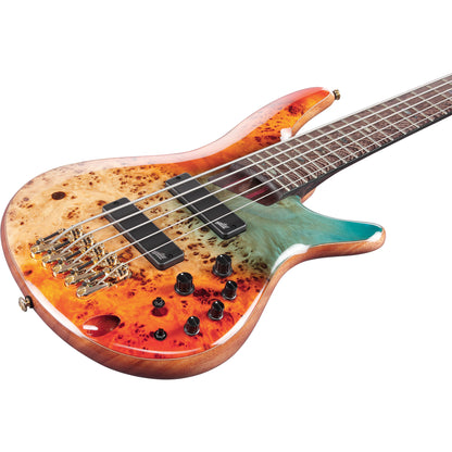 Ibanez SR1605DWASK SR Premium 5-String Electric Bass, Autumn Sunset Sky