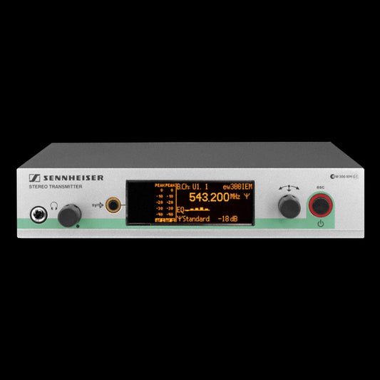 Sennheiser SR300IEMG3-A Rack Mountable Wireless IEM Monitor (SR300IEMG3A)