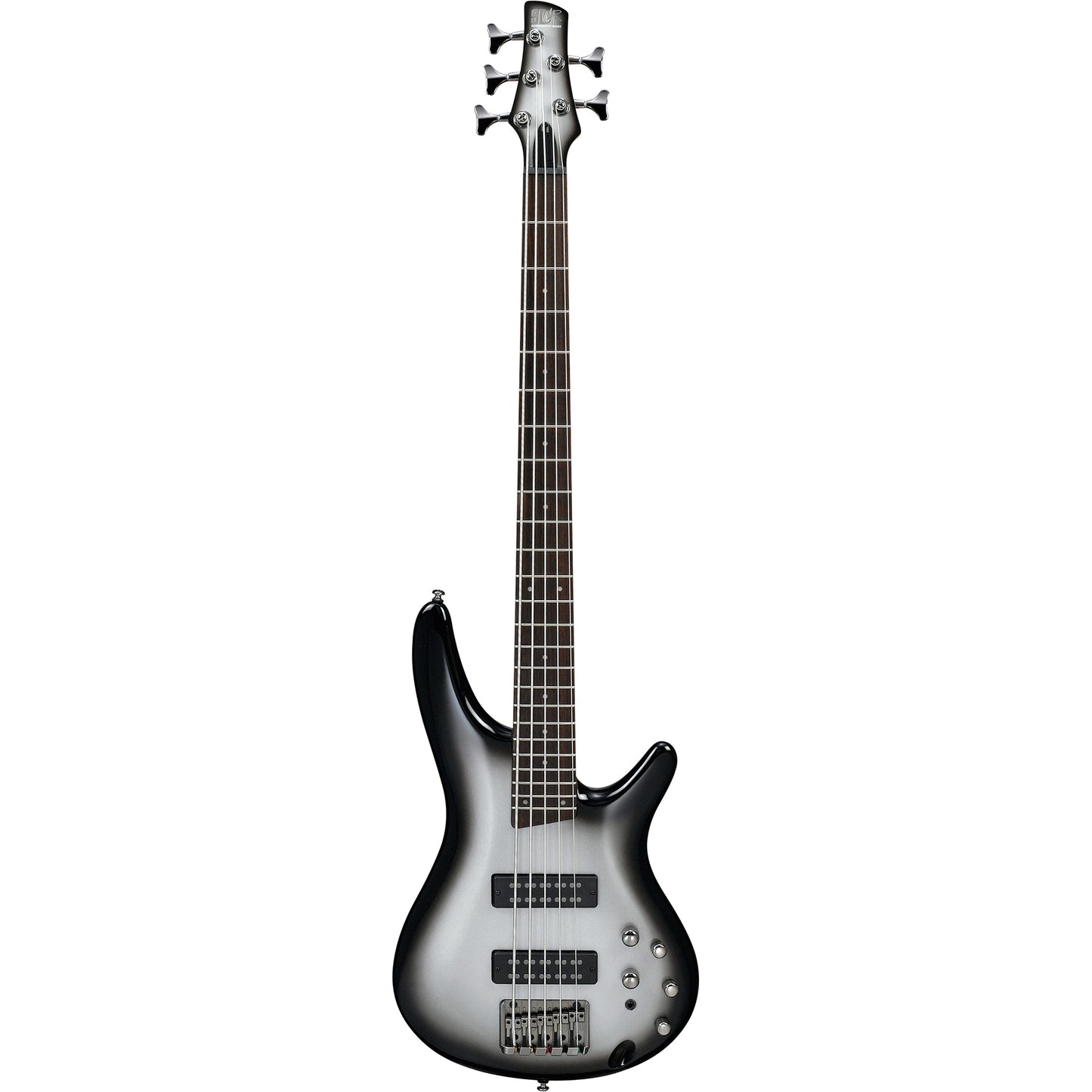 Ibanez SR305E SR Standard 5-String Electric Bass, Metallic Silver Sunburst