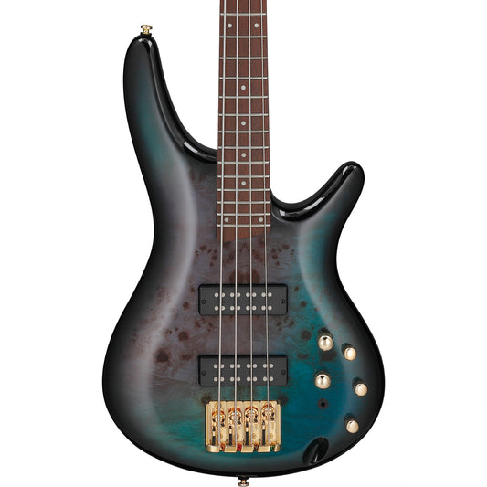 Ibanez SR400EPBDXTSU SR Standard 4-String Electric Bass, Tropical Seafloor Burst