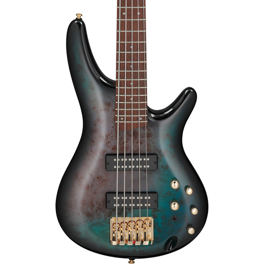 Ibanez SR405EPBDXTSU SR Standard 5-String Electric Bass, Tropical Seafloor Burst