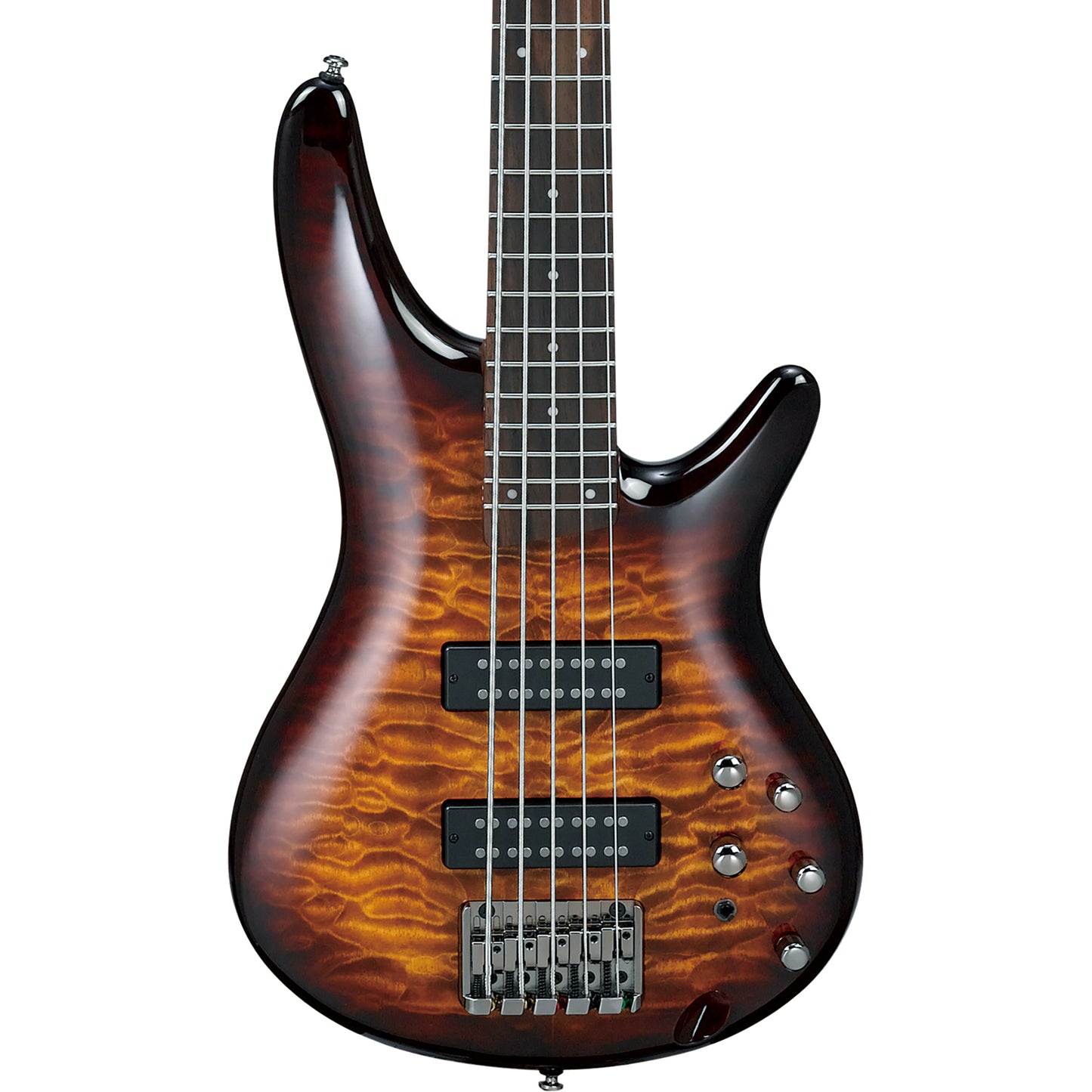 Ibanez SR405EQMDEB SR Standard 5-String Electric Bass Guitar, Dragon Eye Burst