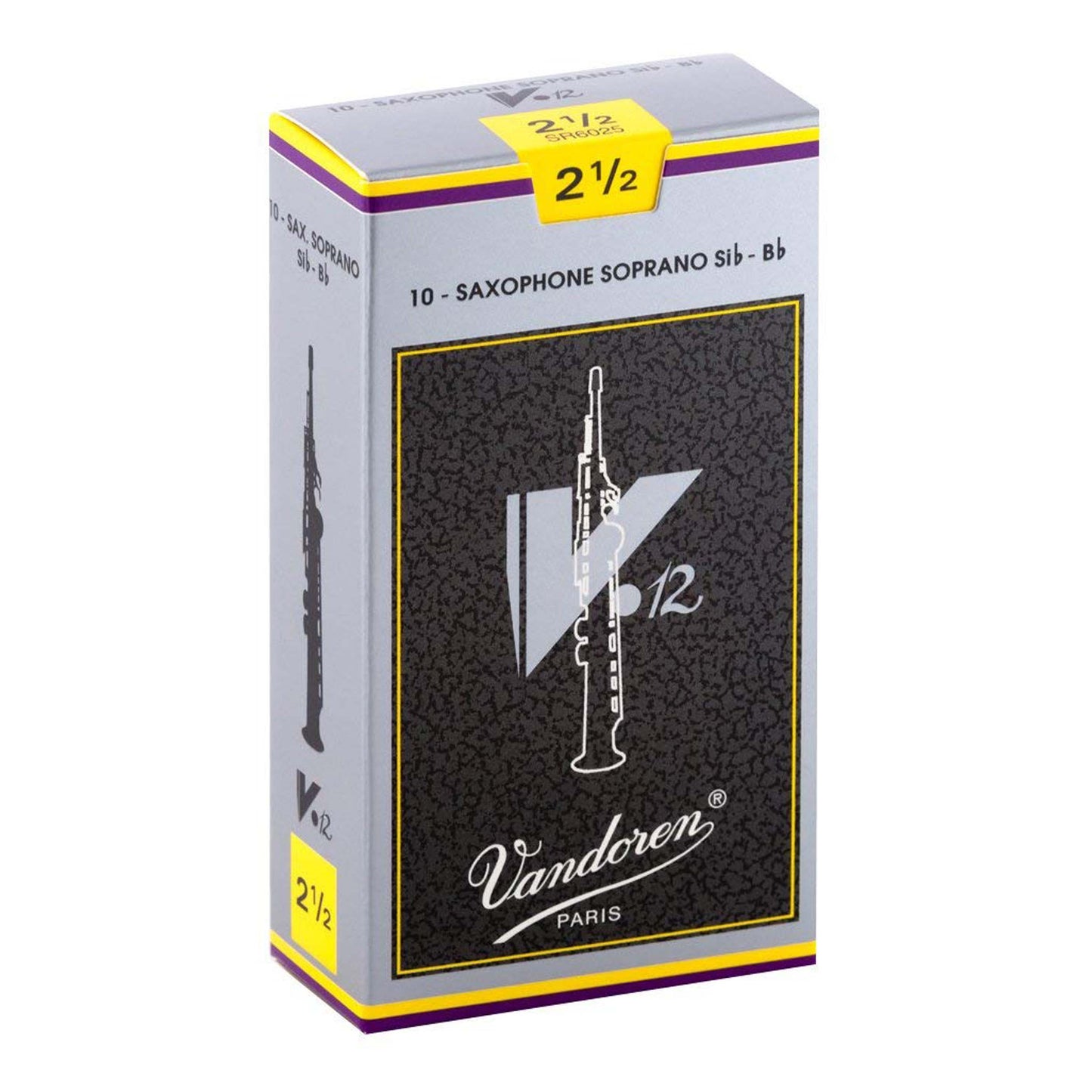 Vandoren SR6025 Soprano Sax V.12 Reeds Strength 2.5